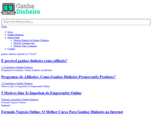 Tablet Screenshot of ganhadinheiro.com.br
